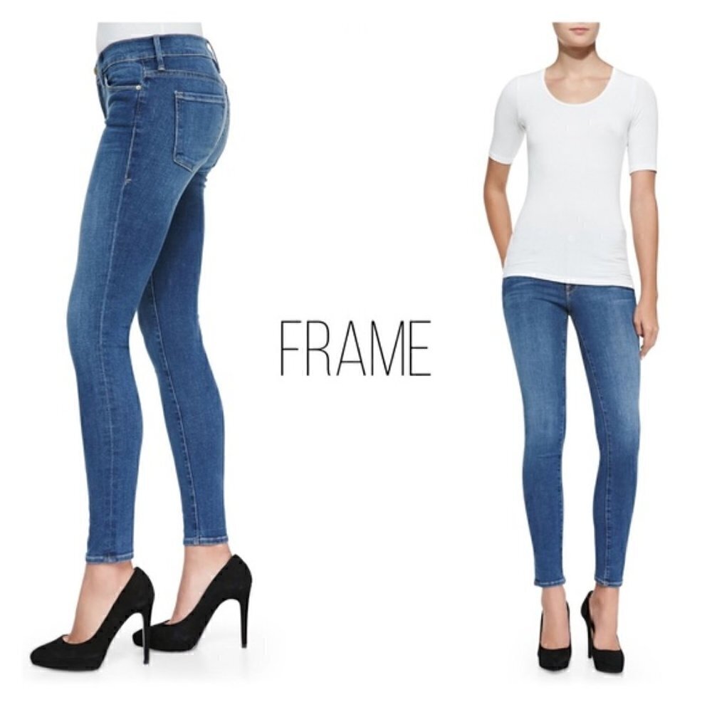 Frame Le Skinny de Jeanne Culver Jegging Jeans 32
